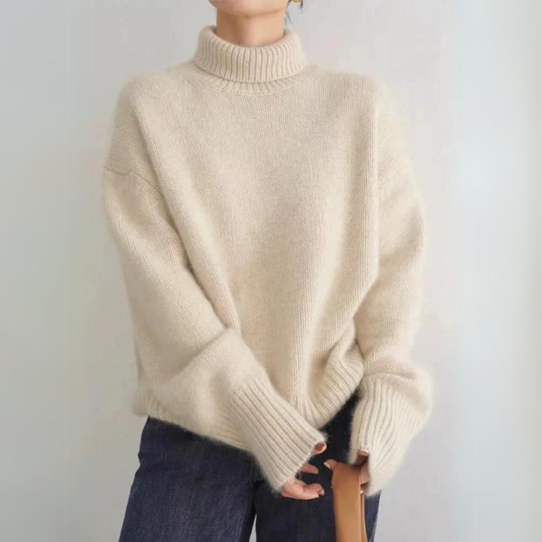 Emily™ | Gestrickter, Weicher Rollkragenpullover