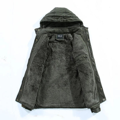 Sebastian - Warme Fleece-Kapuzenjacke