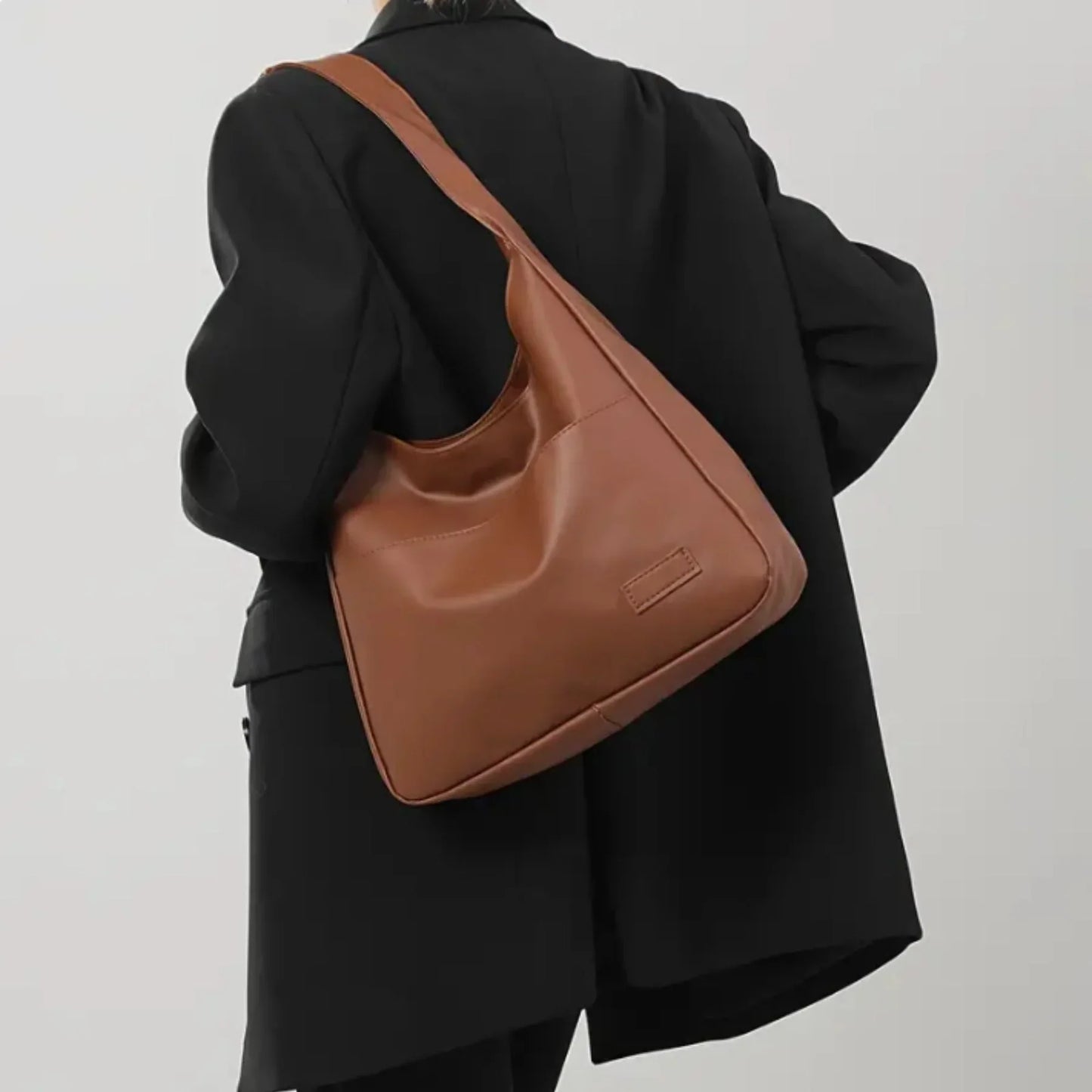 Faux Leder Schulter Tasche