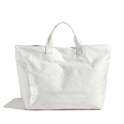 Papier Look Tote Tasche