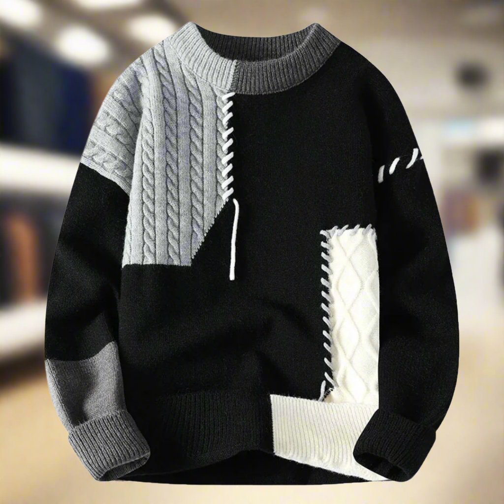 Adler | Klassischer Patch-Pullover