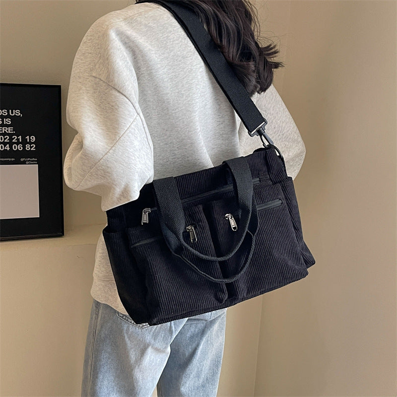 Tote Cordtasche