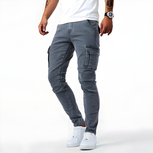 Kartosz –  Elastischem Denim Cargo Hose