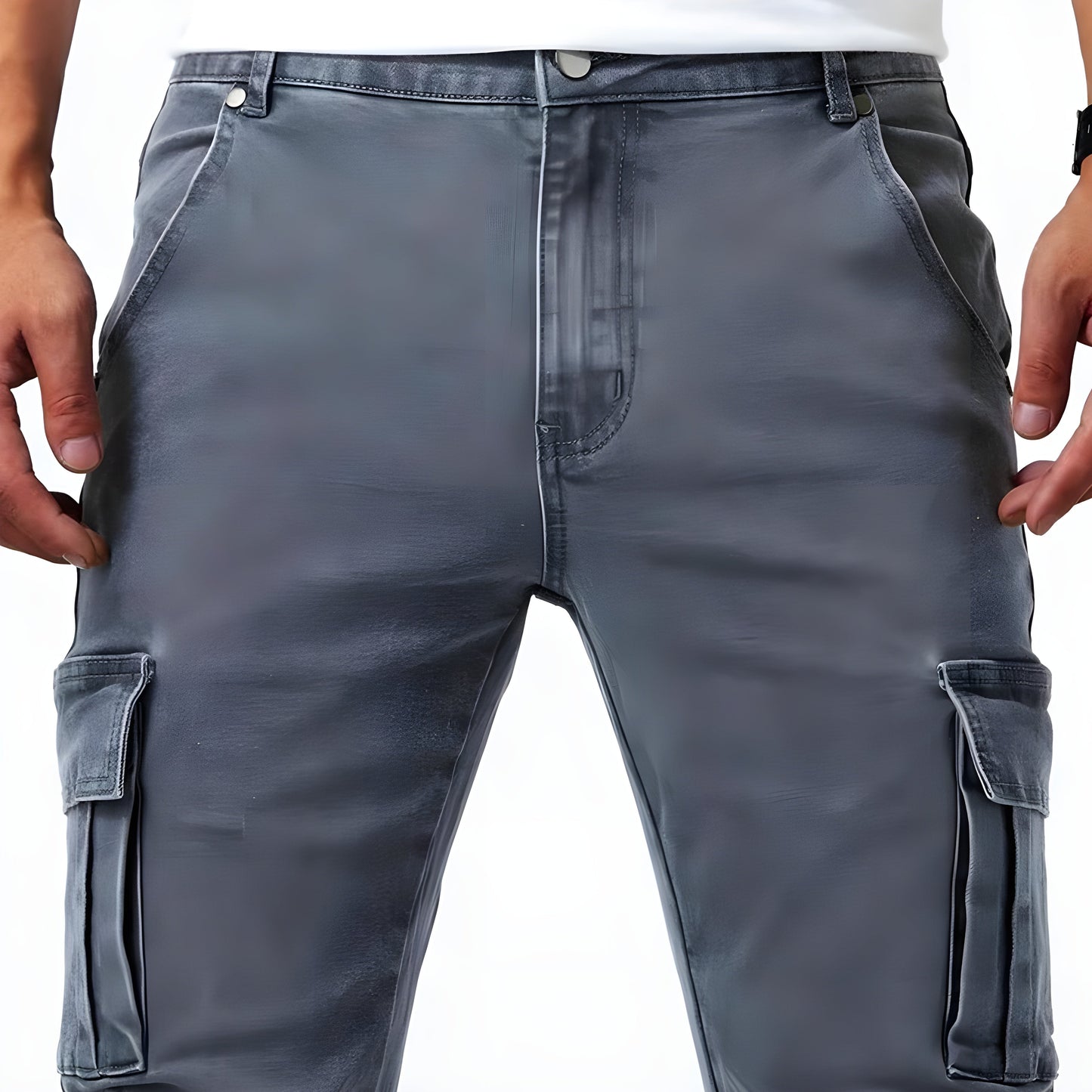 Kartosz –  Elastischem Denim Cargo Hose