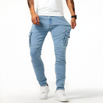 Kartosz –  Elastischem Denim Cargo Hose