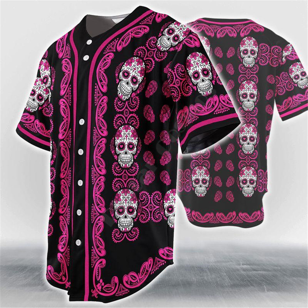 James | Baseball Trikot mit Totenkopf