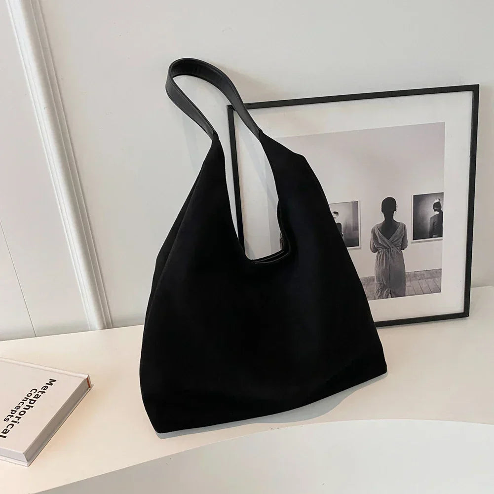 Suede Tote Tasche