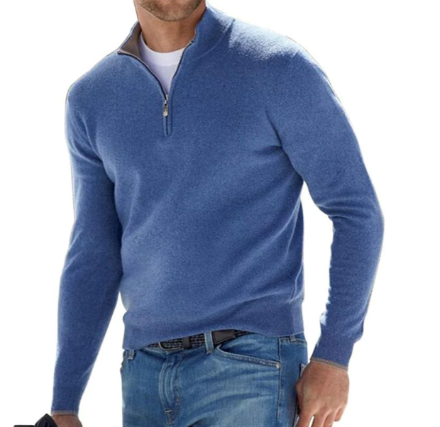 Dieter - Halber Reißverschluss Pullover