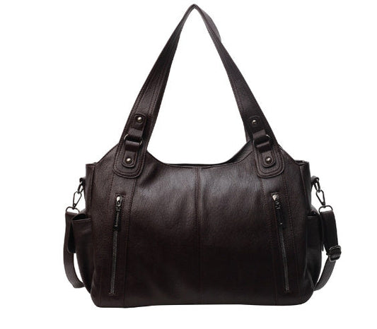 Nela | Faux Leder Tote Tasche