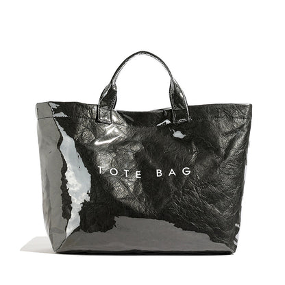 Papier Look Tote Tasche