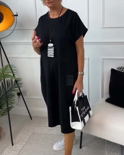 Roberta | Luftiges Sommerkleid mit Rundhalsausschnitt