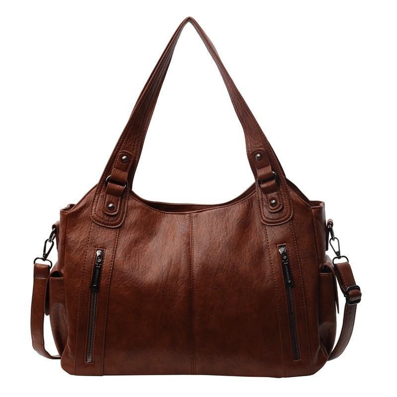 Nela | Faux Leder Tote Tasche