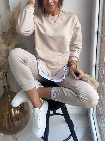 Claire  - Bequemes Sweatshirt- und Hosenset für Damen