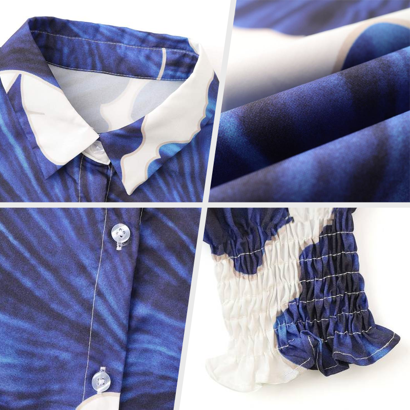 Eva - Langes, luftiges Hemdblusenkleid